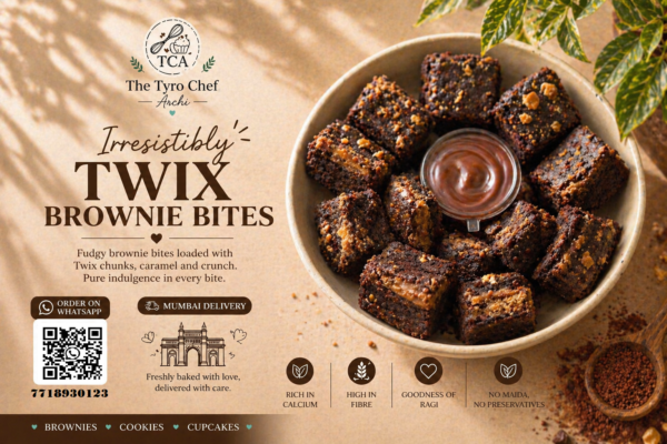 Twix Brownie Bites